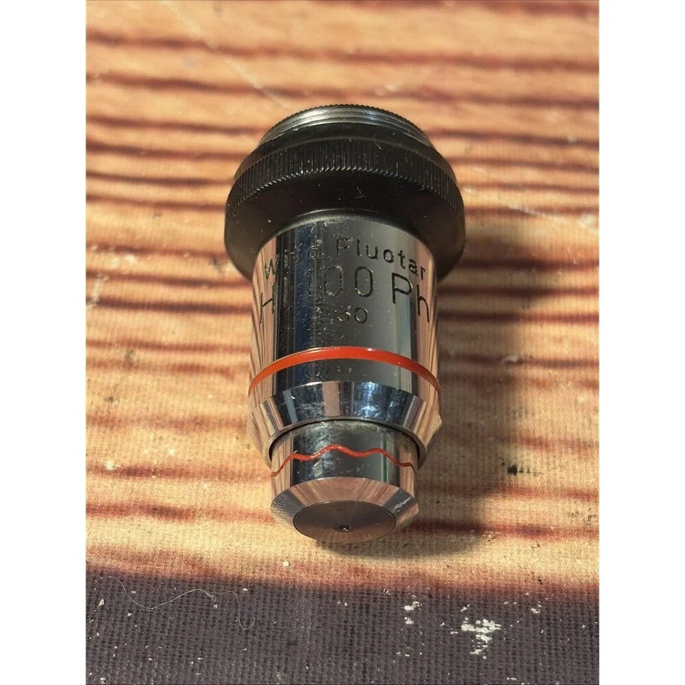 WILD HEERBRUGG 100X FLUOTAR OBJECTIVE MICROSCOPE LENS M20 M11